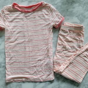 Pink Striped Kids Pajamas